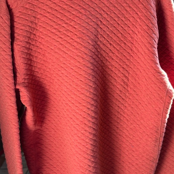 J.Crew Authentic Fleece Quilted Quarter Zip Pullover Size L - Picture 3 of 6